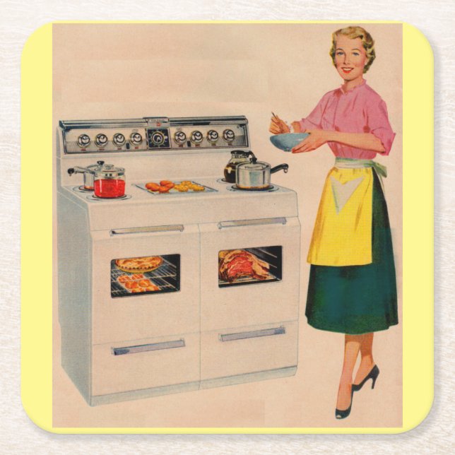 Porta-copo De Papel Quadrado Erma e seu forno dobro-barreled (Frente)