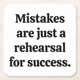 Porta-copo De Papel Quadrado Erros de Porta copos de Papel