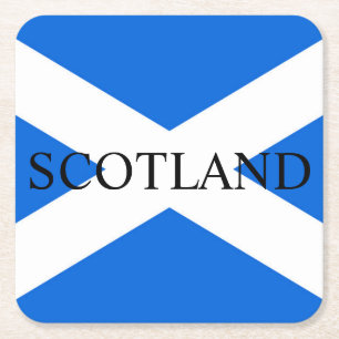 Porta-copo De Papel Quadrado Escócia Flag Scotland - Costa