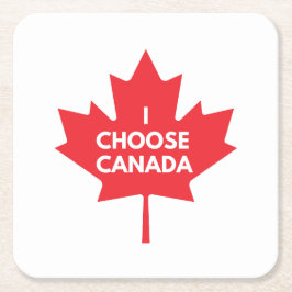 Porta-copo De Papel Quadrado Escolho a Porta copos de papel do Canadá