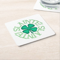 Escravo! Papel branco bebe coasters