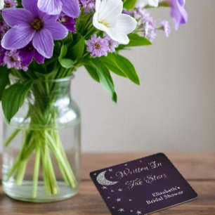 Porta-copo De Papel Quadrado Escrito No Chá de panela Das Estrelas