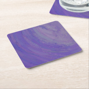 Porta-copo De Papel Quadrado Esfregaço de mirtilo