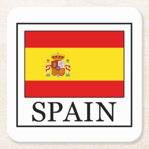 Porta-copo De Papel Quadrado Espanha