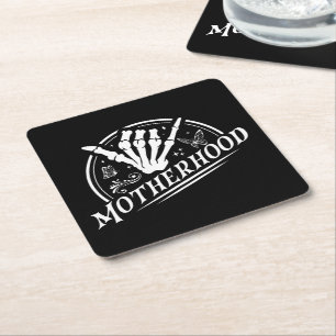 Porta-copo De Papel Quadrado Esqueleto de Rocha da Motherania Sarcástico Oferta