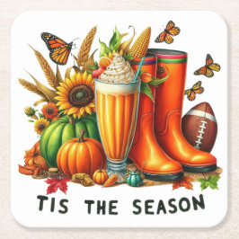 Porta-copo De Papel Quadrado Esta é a estação