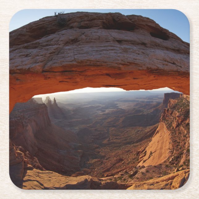 Porta-copo De Papel Quadrado Estados Unidos, Utah, Canyonlands National Park 2 (Frente)