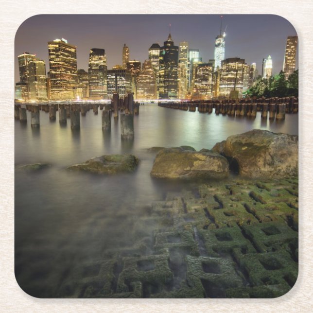 Porta-copo De Papel Quadrado Estas varas estão em Brooklyn Park (Frente)