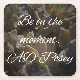 Porta-copo De Papel Quadrado Esteja Na Porta copos De Momento