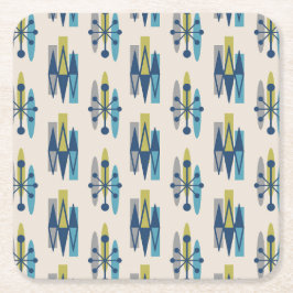 Porta-copo De Papel Quadrado Estilo Moderno do meio século