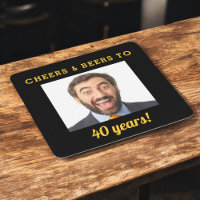 Etapa de aniversário de 40 anos de saudações e cer