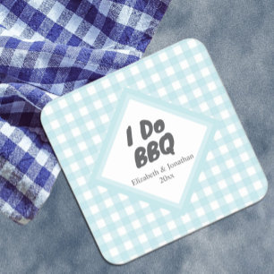 Porta-copo De Papel Quadrado Eu faço CHURRASCO