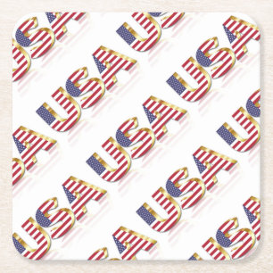 PORTA-COPO DE PAPEL QUADRADO EUA