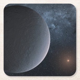 Porta-copo De Papel Quadrado Exoplanetário Selvagem-2016-Blg-1195lb Orbita Uma 