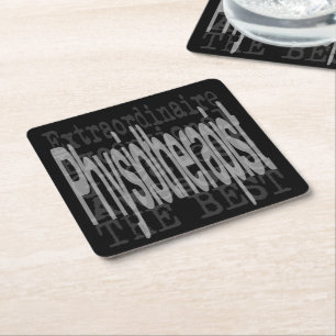 Porta-copo De Papel Quadrado Extraordinário fisioterapeuta