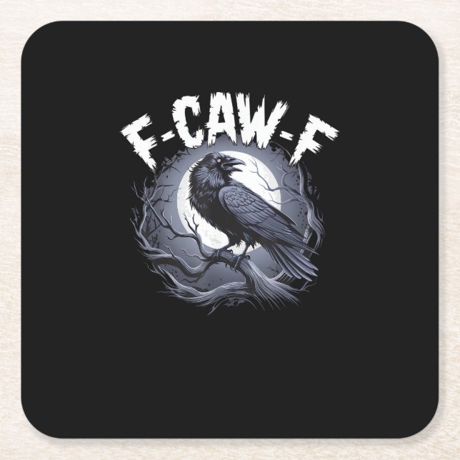 Porta-copo De Papel Quadrado F-Caw-F Minimal Clean (Frente)