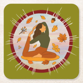 Porta-copo De Papel Quadrado Fall