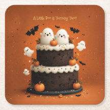 Fantasma de Halloween Fofo Um Pequeno Boo 