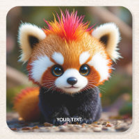 Fantasy Cute Panda Red Hai