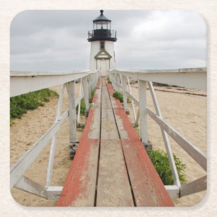 Porta-copo De Papel Quadrado Farol de Brant Point