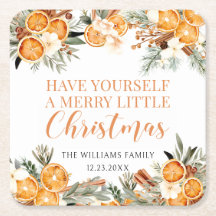 Feliz Natal Laranjas secas de inverno de Natal