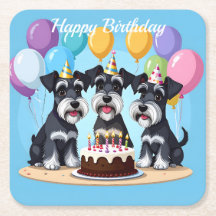 Festa de aniversário Miniatura Schnauzer