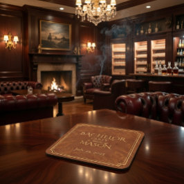 Porta-copo De Papel Quadrado Festa de Despedida de Solteiro do Tema do Bar Ciga