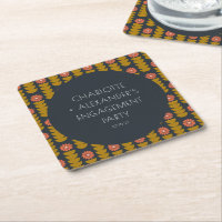 Festa de Engajamento Personalizada Floral Groovy R
