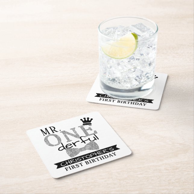 Porta-copo De Papel Quadrado Festa de primeiros aniversarios Sagrada (Insitu)