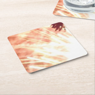 Porta-copo De Papel Quadrado Fireworks 12 portas copos de papel