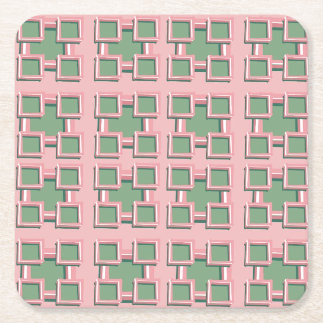 Porta-copo De Papel Quadrado Five Square Coaster (Frente)