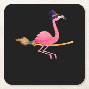 Porta-copo De Papel Quadrado Flamingo   Mulheres Engraçado Flamingo Witeen Hall