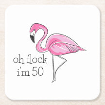 Flamingo Rosa Oh Bloqueio Eu tenho 50