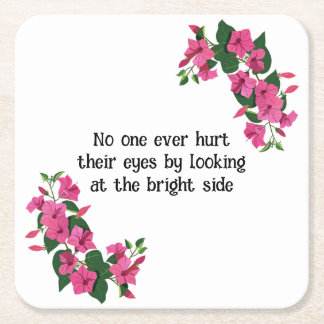 Porta-copo De Papel Quadrado Floral Bela Personalizada