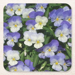 Porta-copo De Papel Quadrado Floral de Jardim de Panteras