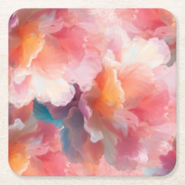 Porta-copo De Papel Quadrado Floral Paper Plate