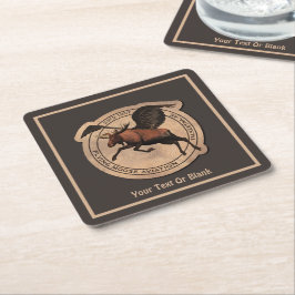 Porta-copo De Papel Quadrado Flying Moose Aviation Patch