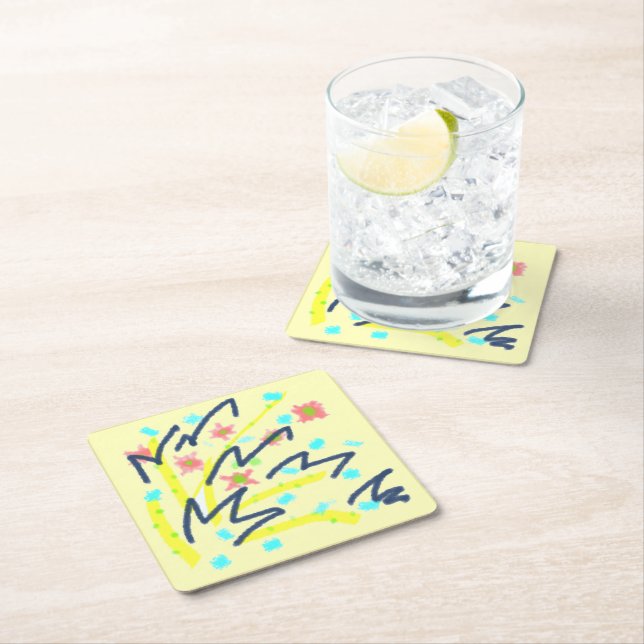 Porta-copo De Papel Quadrado Fornecimentos de terceiros (Insitu)