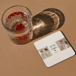 Porta-copo De Papel Quadrado Foto de Colagem Moderna Ama Seu Avô Melhor Present<br><div class="desc">Foto de Colagem Moderna Ama Seu Avô Melhor Presente</div>