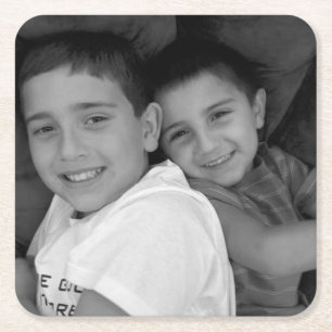 Porta-copo De Papel Quadrado Foto feita sob encomenda