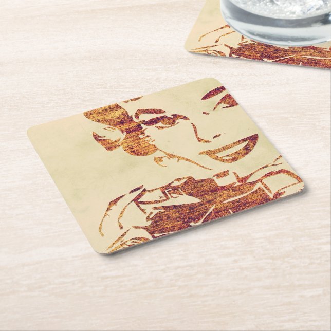 Porta-copo De Papel Quadrado Fotografador retrovisor (Inclinado)