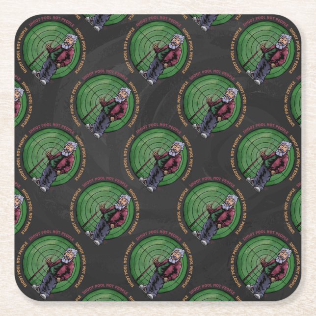 Porta-copo De Papel Quadrado Fotografar piscina não Pessoas (Frente)