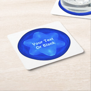 Porta-copo De Papel Quadrado Fractal Bluestar