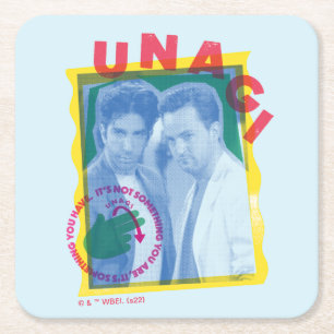 Porta-copo De Papel Quadrado FRIENDS™ Ross & Chandler - Unagi
