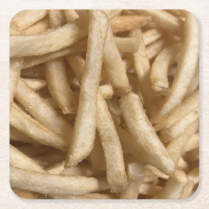 Porta-copo De Papel Quadrado Fries franceses