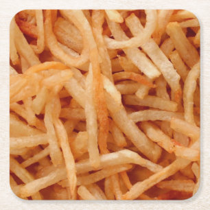 Porta-copo De Papel Quadrado Fries franceses de batata frita