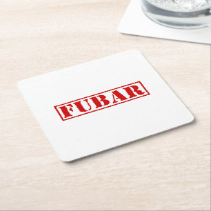 PORTA-COPO DE PAPEL QUADRADO FUBAR