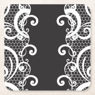 Porta-copo De Papel Quadrado Fundo 1 do laço