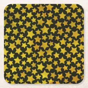 Porta-copo De Papel Quadrado Fundo da estrela