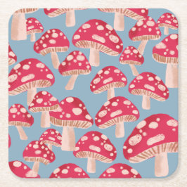 Porta-copo De Papel Quadrado Fungos para as Portas copos do Partido